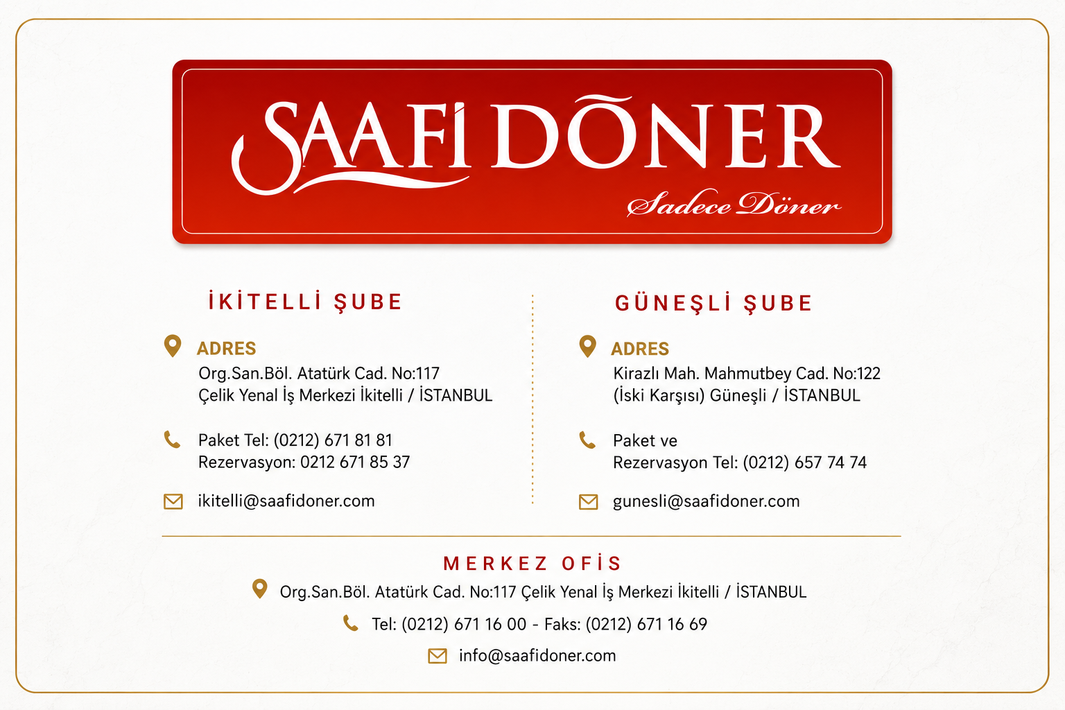 Saafi Döner